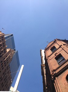 Further up I look And the blue changes a shade - Growing light, but why?